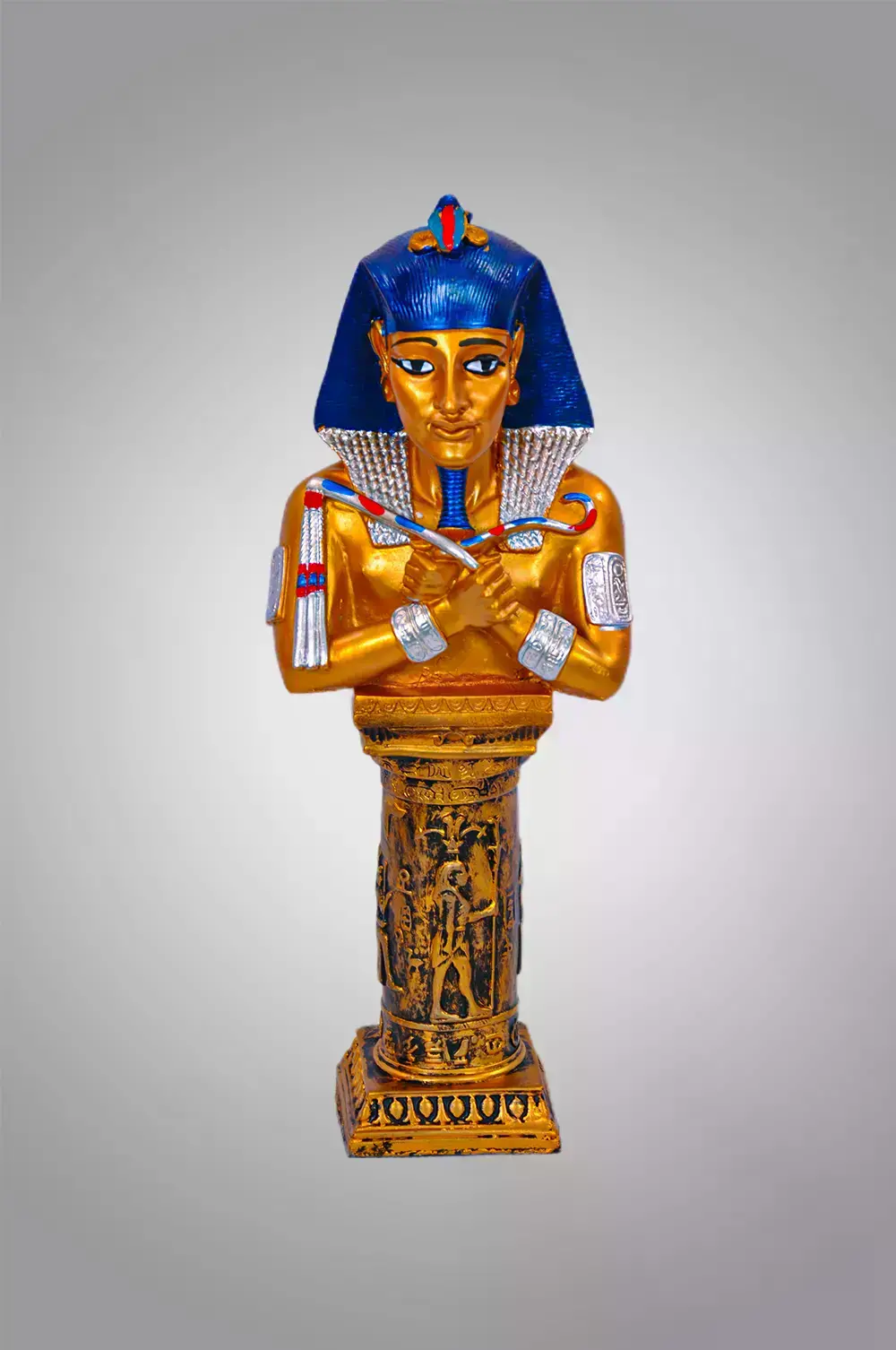 Akhenaton the fame egyptian pharaoh statue